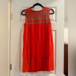 THML XS orange dress